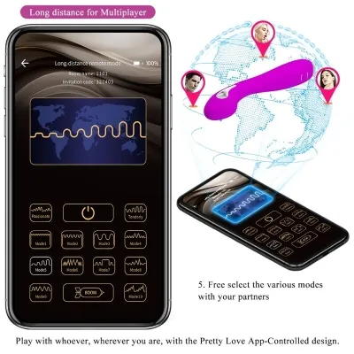Hector Electric Shock Vibrator App Violet | Pretty Love