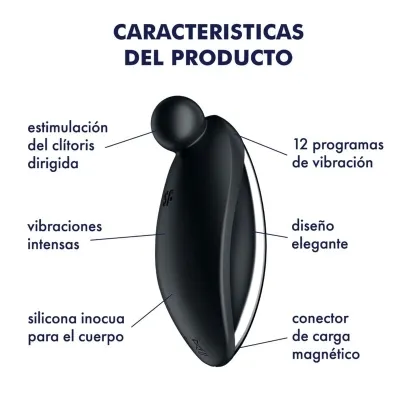 Spot On 2 Clitoral Vibrator Black | Satisfyer