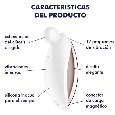 Spot On 2 Auflegevibrator Weiss | Satisfyer