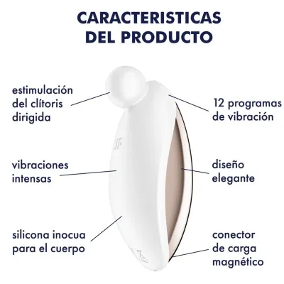 Spot On 2 Auflegevibrator Weiss | Satisfyer