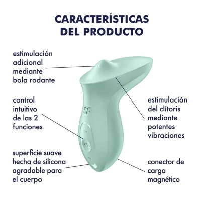 Exciterrr Clitoral Mint Vibrator | Satisfyer