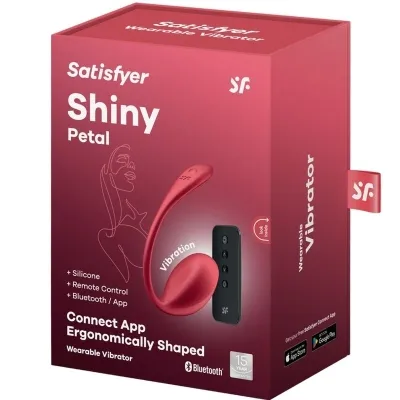 Shiny Petal G Point Stimulator Red Free App | Satisfyer