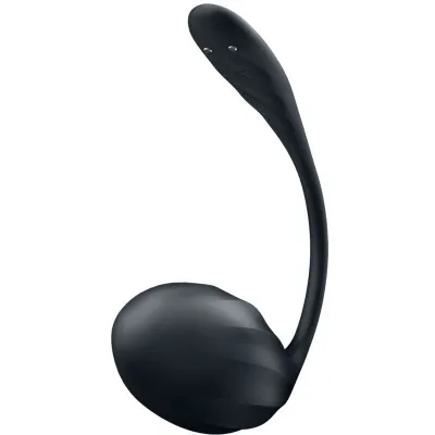 Ribbed Petal G Point Stimulator Black Free App | Satisfyer