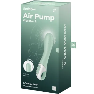 Air Pump Vibrator 3 Inflatable G-Spot Mint | Satisfyer