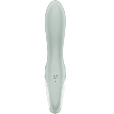 Air Pump Booty 3 Inflatable Anal Vibrator Gray Green | Satisfyer