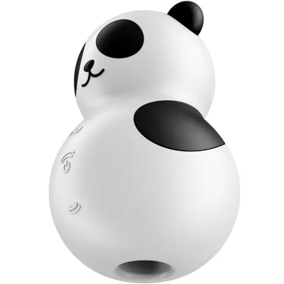 Pocket Panda Stimulator & Vibrator Black White