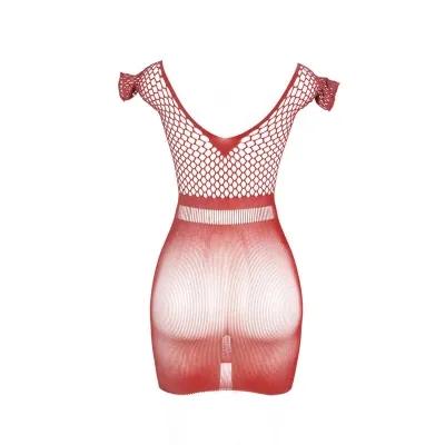 Kurzes Rotes Hkelkleid Mit Grill – Subblime