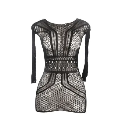 Kurzes Netzkleid Mit Nacktem Rücken – Subblime
