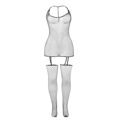 Shiny mesh bodystocking | Subblime