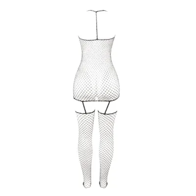 Glnzender Netz-Bodystocking – Subblime