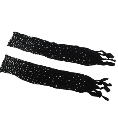 Black Mesh Bodystocking with Gloves and Diamonds – Subblime