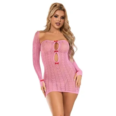 Pink fishnet bodystocking – Sublime