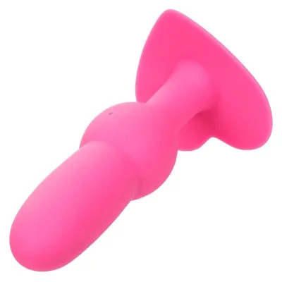 First Time Anal Plug With Bead Probe 10 Modes Pink – Calex