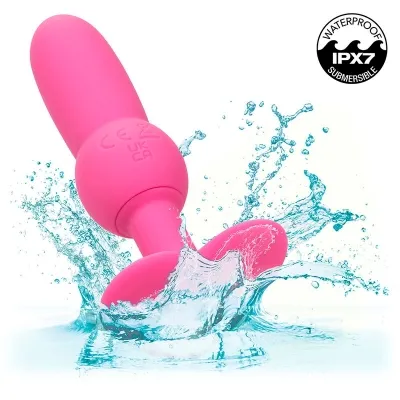 First Time Anal Plug With Bead Probe 10 Modes Pink – Calex