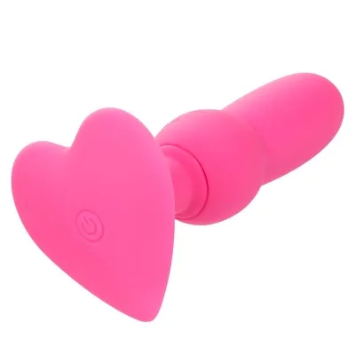 First Time Anal Plug With Bead Probe 10 Modes Pink – Calex