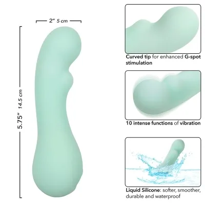 Pacifica Bora Bora EStimulator G-Spot 10 Modi Aqua | Calex