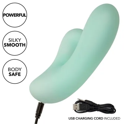 Pacifica Fiji Vibrator & EStimulator G-Spot 10 Modes Aqua | Calex
