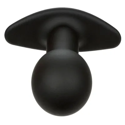 Rock Bottom Anal Plug 10 Modes Silicone Black – Calex