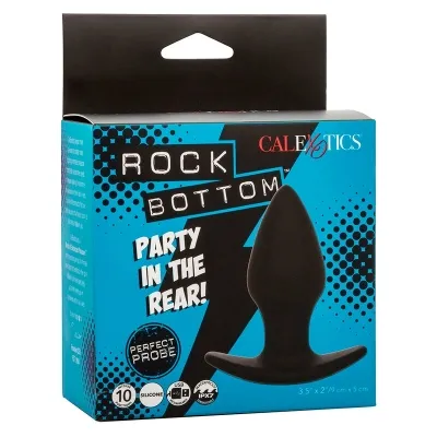 Rock Bottom Perfect Anal Plug 10 Modes Silicone Black – Calex