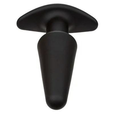 Rock Bottom Tapered Anal Plug 10 Modes Silicone Black – Calex