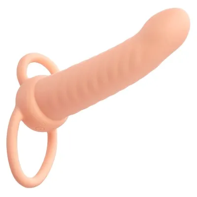 Maxx Ribbed Dual Penetrator 10 Modes Meat – Calex