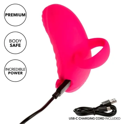 Envy Hand Massager with Rolling Ball, 7 Modes, Pink | Calex