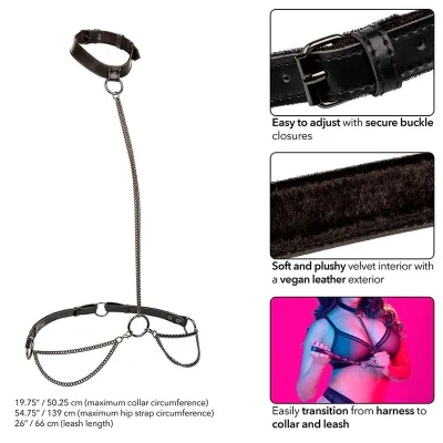 Euphoria Chain Halter Collar and Leash Oversized – Calex