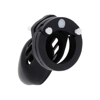 Extreme Silicone Penis Cage Size S Black – Hidden Desire
