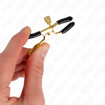 Golden nipple clamps 6cm – Kink