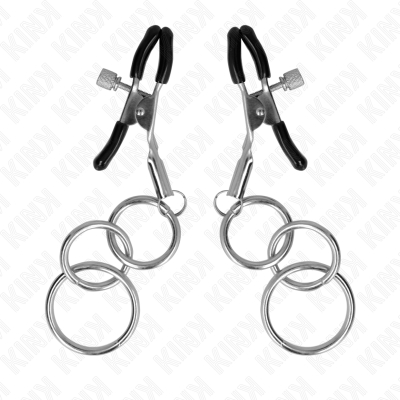 KINK - 3 O-RING NIPPELKLEMMEN 6 CM