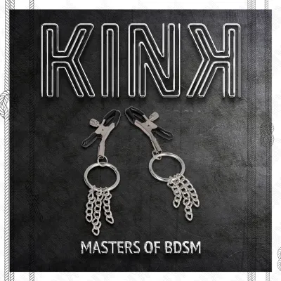 O-Ring Nippelklemme Und Kleine Kette Silber 6cm – Kink