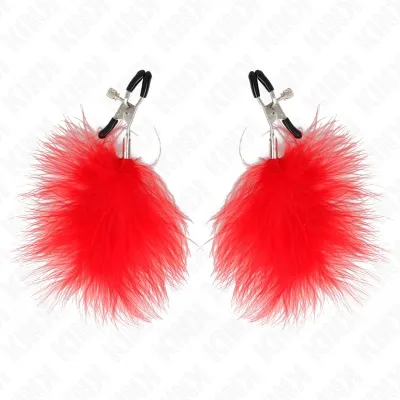 Federnippenklemme Rot 7cm – Kink