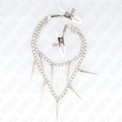 Nippelklemmen Mit Spikes Ketten 30cm – Kink