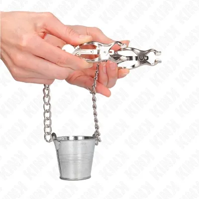 Nippelklemmen Mit Eimer Silber – Kink