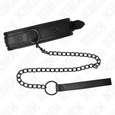 Neopren Bondage Halsband Modell 2 Mit Leine 78cm – Kink