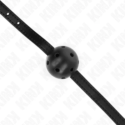 Simplicity Black Breathable Ball 4.5cm Gag 62 x 1.5cm – Kink