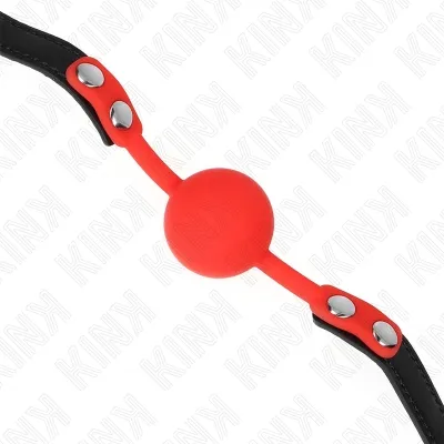 Red silicone ball 4cm gag 60 x 2cm – Kink
