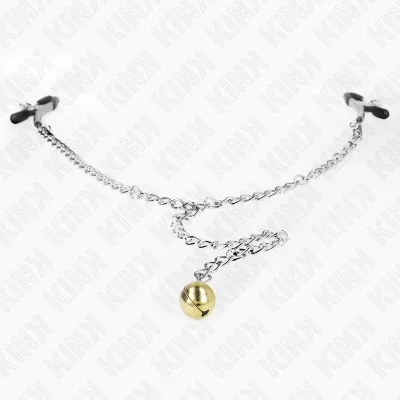 Chain nipple clamps with bell 30cm – Kink