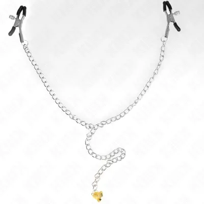 Chain Nipple Clamps with Horn Pendant 30cm – Kink