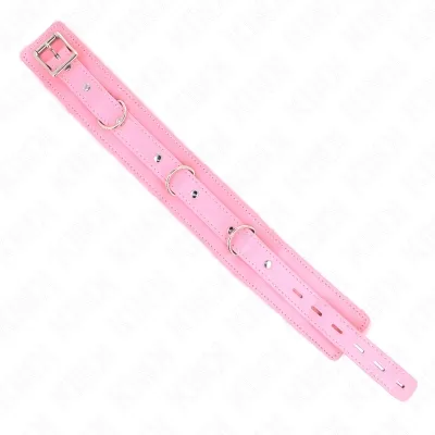 Halsband Mit Leine 65cm Mit Einschränkungen Rosa – Kink