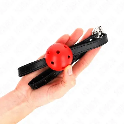 Simplicity Red Breathable 4.5cm Ballgag 62 X 1.5cm – Kink