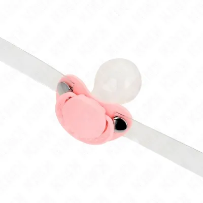 Pink pacifier-shaped tip 5.5 x 4 cm Adjustable 43-60 cm – Kink