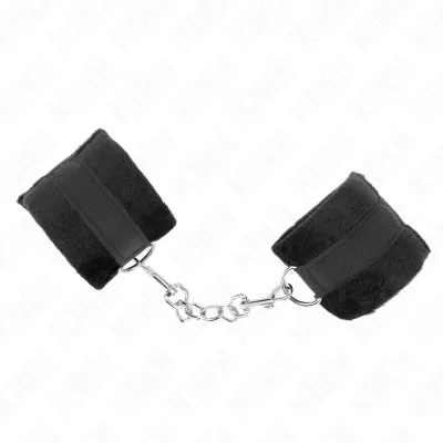 Beginner Pelzhandmanschetten Schwarz 30 X 7cm – Kink