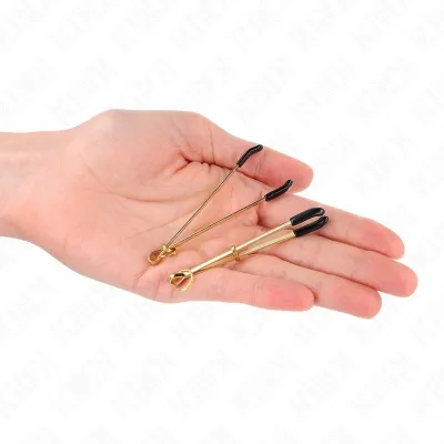Gold nipple clamps 7cm – Kink