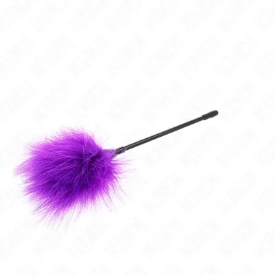 Purple tickle feathers for the bondage kit 27cm – Kink