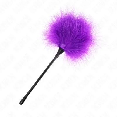 Purple tickle feathers for the bondage kit 27cm – Kink