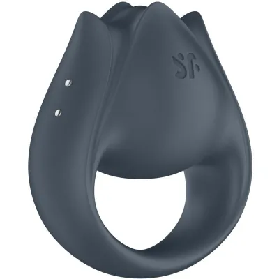 Perfect Pair 2 Multivibrator 2 In 1 Cock Ring Gray | Satisfyer
