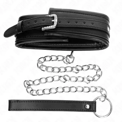 Necklace with Shiny Buckle Band 65cm – Kink