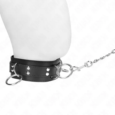 3-Ring Slave Necklace with Cord 80cm 53 x 5cm – Kink