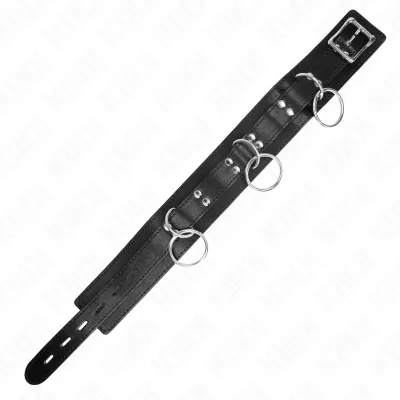 3-Ring Slave Necklace with Cord 80cm 53 x 5cm – Kink